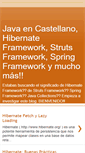 Mobile Screenshot of javaencastellano-hibernate.blogspot.com