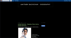 Desktop Screenshot of biography-amitabh-bachchan.blogspot.com