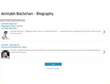 Tablet Screenshot of biography-amitabh-bachchan.blogspot.com