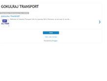 Tablet Screenshot of gokulrajtransport.blogspot.com