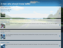 Tablet Screenshot of 3menwhoshouldknowbetter.blogspot.com