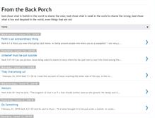 Tablet Screenshot of fromourbackporch.blogspot.com