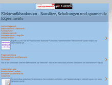 Tablet Screenshot of elektronikbaukasten.blogspot.com