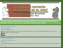 Tablet Screenshot of ajedrecistasperu.blogspot.com