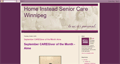 Desktop Screenshot of homeinsteadseniorcarewinnipeg.blogspot.com