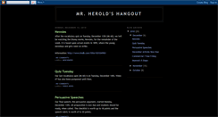 Desktop Screenshot of mrherold.blogspot.com