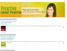 Tablet Screenshot of proactivelawsuitprevention.blogspot.com