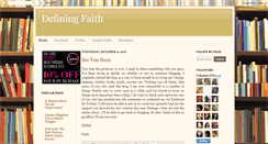 Desktop Screenshot of defining-faith.blogspot.com