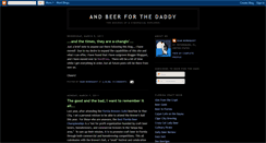 Desktop Screenshot of beerforthedaddy.blogspot.com