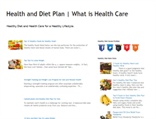 Tablet Screenshot of healthanddietplan.blogspot.com
