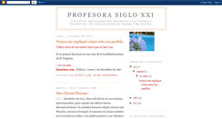 Desktop Screenshot of profesorasigloxxi.blogspot.com