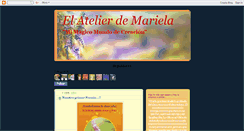 Desktop Screenshot of elatelierdemariela.blogspot.com