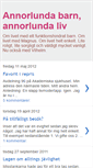 Mobile Screenshot of annorlundabarnannorlundaliv.blogspot.com