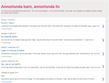 Tablet Screenshot of annorlundabarnannorlundaliv.blogspot.com