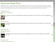 Tablet Screenshot of guidedvancouverislandtours.blogspot.com