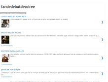 Tablet Screenshot of fandedebutdesoiree.blogspot.com