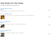 Tablet Screenshot of guitarinlaysticker.blogspot.com