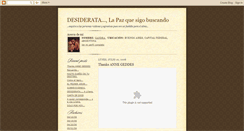 Desktop Screenshot of desiderata-inspirations-iii.blogspot.com