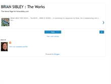 Tablet Screenshot of briansibleytheworks.blogspot.com