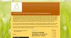 Desktop Screenshot of hadayavatthufoundation.blogspot.com