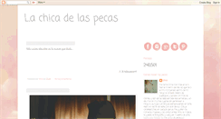 Desktop Screenshot of lachicadelaspecas.blogspot.com