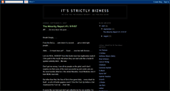 Desktop Screenshot of itsstrictlybizness.blogspot.com
