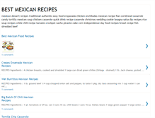 Tablet Screenshot of best-mexican-recipe.blogspot.com