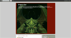 Desktop Screenshot of mydragonseye.blogspot.com