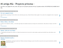 Tablet Screenshot of miamigamia-proyectoprincesa.blogspot.com