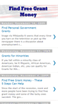 Mobile Screenshot of findfreegrantmoney.blogspot.com