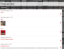 Tablet Screenshot of podeserfacil.blogspot.com