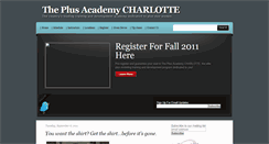 Desktop Screenshot of plusacademycharlotte.blogspot.com