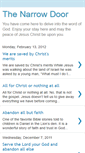 Mobile Screenshot of enterthenarrowdoor.blogspot.com