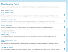 Tablet Screenshot of enterthenarrowdoor.blogspot.com