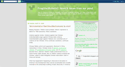 Desktop Screenshot of frogbulletin.blogspot.com