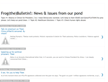 Tablet Screenshot of frogbulletin.blogspot.com