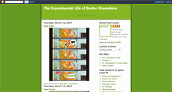 Desktop Screenshot of doctorchameleon.blogspot.com