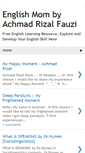 Mobile Screenshot of english-mom.blogspot.com
