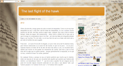 Desktop Screenshot of lastflightofthehawk.blogspot.com