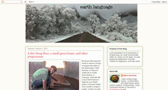 Desktop Screenshot of earthlanguage.blogspot.com