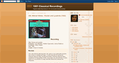 Desktop Screenshot of 1001classical.blogspot.com