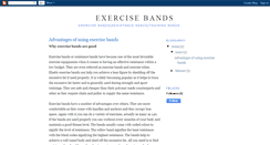 Desktop Screenshot of exercise-bands.blogspot.com