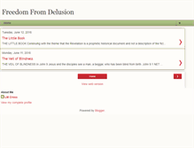 Tablet Screenshot of freedomfromdelusion.blogspot.com