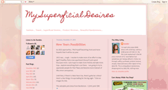 Desktop Screenshot of mysuperficialdesires.blogspot.com