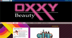 Desktop Screenshot of oxxybeauty.blogspot.com