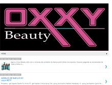 Tablet Screenshot of oxxybeauty.blogspot.com