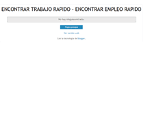 Tablet Screenshot of paginasyempleo.blogspot.com
