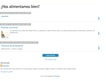 Tablet Screenshot of nosalimentamos-bien.blogspot.com