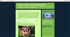 Desktop Screenshot of hotelsincapetown.blogspot.com