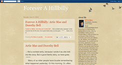 Desktop Screenshot of foreverahillbilly.blogspot.com